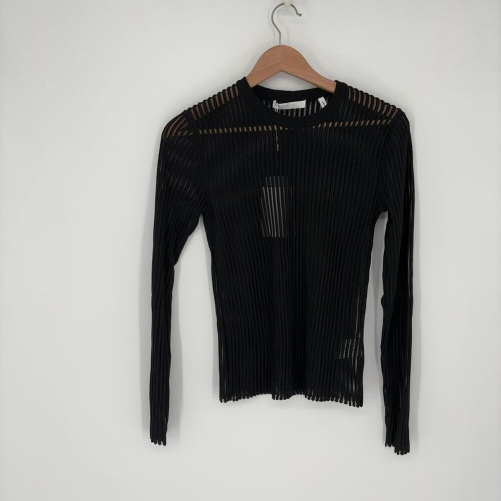 HELMUT LANG Shirt Stripe Top Black